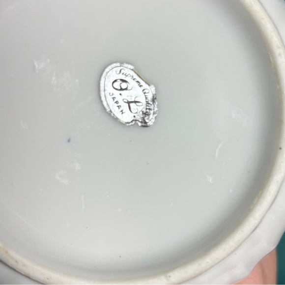 Supreme White Ceramic Base Cream and Sugar Set Vintage - Picture 6 of 6